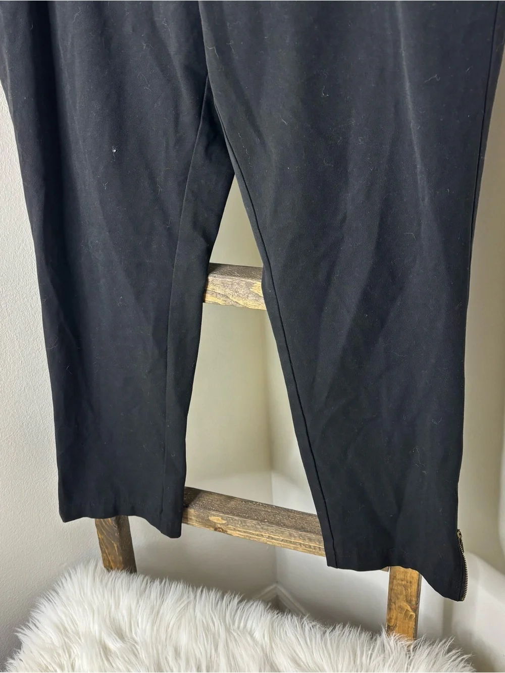 New York & Company Black Stretch Straight-Leg Work Pants Size 14